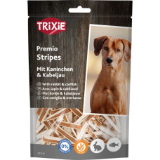 Gardums suņiem : Trixie Premio Fish Rabbit Stripes 100g