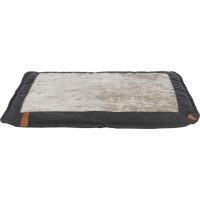 Guļvieta dzīvniekiem : Trixie BE NORDIC fohr cushion, square 70 × 55 cm, black/sand