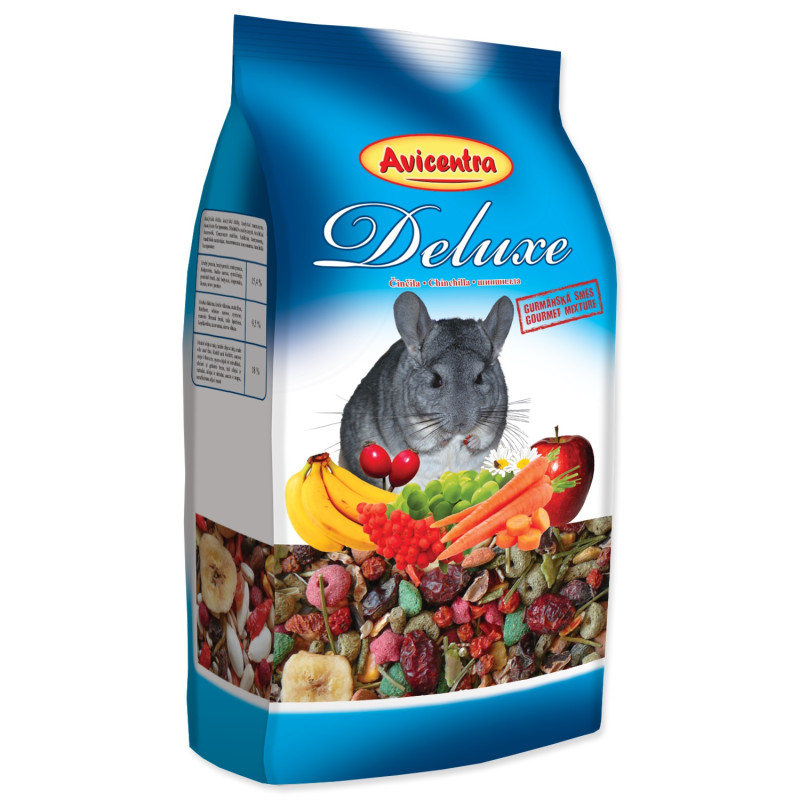 Pilnvērtīga barība šinšillām - AVICENTRA deluxe for chinchillas 1kg