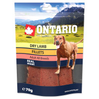 Gardums suņiem – Ontario Dry Lamb Fillet, 70 g