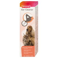 Ausu kopšanas līdzeklis : Beaphar Ear Cleaner, 50ml