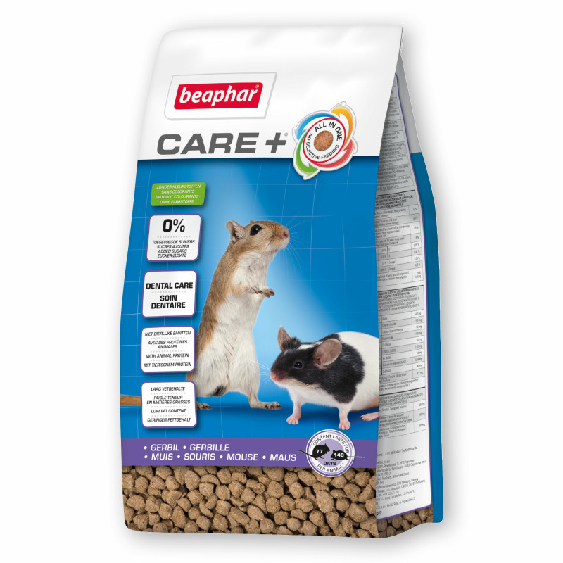 Barība mājas žurkām - Beaphar Care+ Rat, 700gr