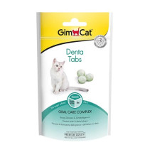 Vitamīnizēta papildbarība : GimCat Denta Tabs, 40g