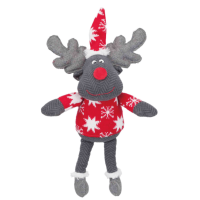 TRX 09 Xmas Reindeer, fabric, 42cm. Ziemassvētku rotaļlieta no auduma dzīvniekiem