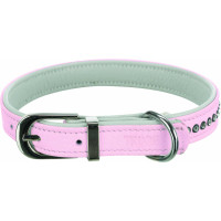 Kakla siksna : Trixie Active Comfort collar with rhine stones, XXS–XS: 17–21 cm/12 mm, pink