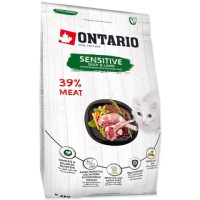 Sausā barība kaķiem - Ontario Cat Sensitive Derma, 2 kg