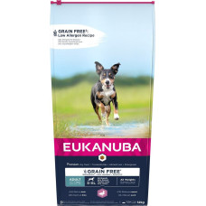 Sausa barība suņiem - Eukanuba Grain Free Adult All Breed Duck 12kg