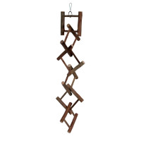 Rotaļlieta putniem :Trixie Natural Living hanging ladder, 12 rungs/58 cm