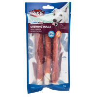 Gardums suņiem : Trixie Chewing Rolls with Duck 17cm, 3*140g.