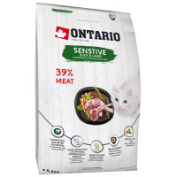 Sausā barība kaķiem - Ontario Cat Sensitive Derma, 6.5 kg