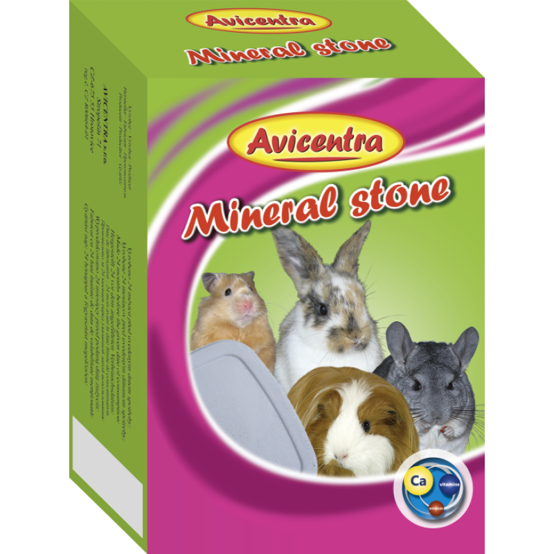 Minerālakmens grauzējiem – AVICENTRA Mineral block for rodents, 200 g