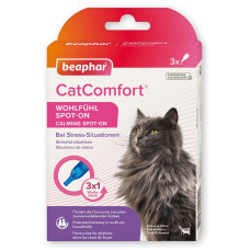 Nomierinošs l­īdzeklis kaķiem - CATCOMFORT SPOT ON  3X0,55ML