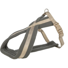 Шлейки для собак - Trixie Premium touring harness, L–XL: 70–110 cm/25 mm, sand