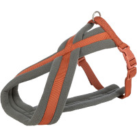 Krūšu siksna - Trixie Premium touring harness, S–M: 40–70 cm/20 mm, rust