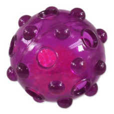 Rotaļlieta suņiem - Placek Dog Fantasy Toy  Glow ball  TPR rubber purple 8cm