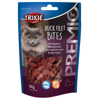 Gardumi kaķiem : Trixie Premio Duck Filet Bites, 50 g