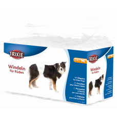 Autiņbiksītes suņiem - Trixie Diapers for male dogs, M–L, 12 gab