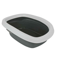 Kaķu tualete : Trixie Carlo Litter Tray 31*14*43cm, grey/light grey