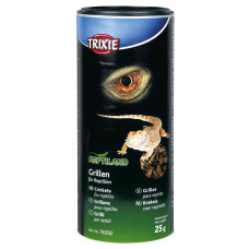 Papildbarība reptiļiem : Trixie Crickets, dried, 250 ml/25 g.