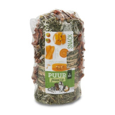 Papildbarība grauzējiem un maziem dzīvniekiem : Witte Molen Puur HAY ROLL CARROT & PUMPKIN 200g