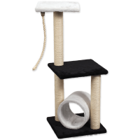 Mājiņa kaķiem : Placek Cat Scratching Tree MC Andrea 35*35*85cm, beige, black