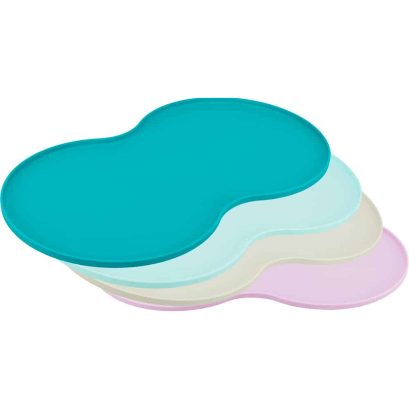 Silicona paliktnis zem bļodām : Trixie Place mat, silicone, 48 × 27 cm/1gab