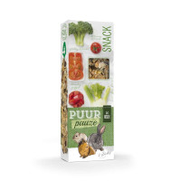 Papildbarība grauzējiem : Witte Molen Puur PAUZE gourmet treat sticks Broccoli/Tomato for Rabbits and Rodents, 110g/2gab.