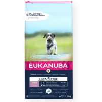 Sausa barība kucēniem - Eukanuba JUNIOR LARGE GF Seefish, 12 kg