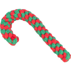 Ziemassvētku rotaļlieta - Trixie Xmas playing rope candy cane , 19  cm