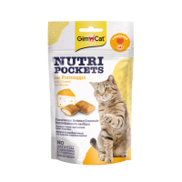 Gardumi kaķiem : Gimborn Nutri Pockets with Cheese and Taurin, 60 g