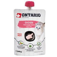 Konservēta barība kaķēniem - Ontario Kitten Chicken Fresh Meat Paste, 90g