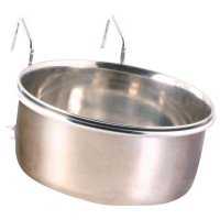 Barotava : Trixie Stainless steel bowl with holder, 600 ml/ø 12 cm