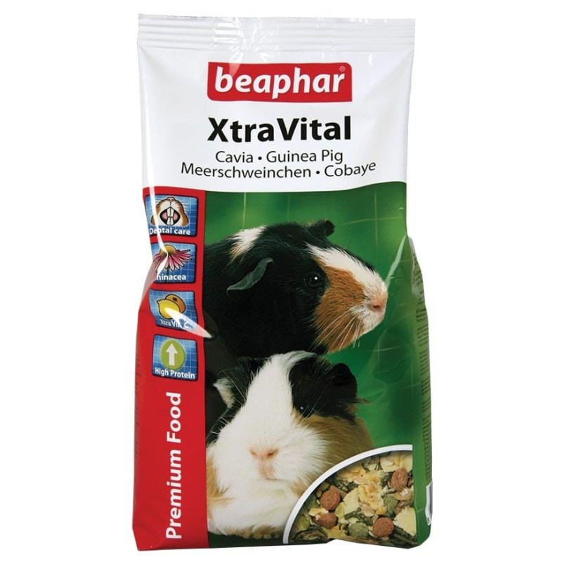 Barība jūras cūciņām : Beaphar XtraVital Cavia, 1 kg