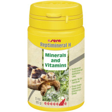 Vitaminizētā papildbarība reptiļiem : Sera Reptimineral H, 100ml (85g)