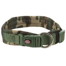 Kakla siksna : Trixie Premium collar, extra wide neoprene padding, M–L: 42–48 cm/20 mm, camouflage/for