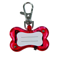 Medaljoni un adreses nesēji : Trixie Safer Life Flasher for Dogs 4.5*3 cm red