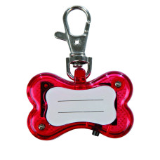 Medaljoni un adreses nesēji : Trixie Safer Life Flasher for Dogs 4.5*3 cm red