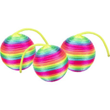 Rotaļlieta kaķiem : Trixie Rattle ball, fabric, ø 4 cm