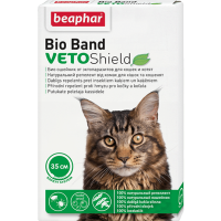 Pret blusām, ērcēm siksna kaķiem : Beaphar Bio Band Cat, 35 cm