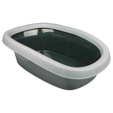 Kaķu tualete : Trixie Carlo Litter Tray 38*17*58cm, grey/light grey