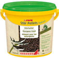 Barība dīķa zivīm : Sera Pond Sturgeon Granules 3800ml