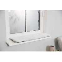 Guļvieta dzīvniekiem : Trixie Harvey lying mat for windowsills, 90×28 cm, white/black