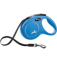 Inerces pavada suņiem : Trixie Flexi New Classic, tape leash, L: 5 m, blue