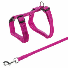 Krūšu siksna ar pavadu kaķiem : Trixie Harness with Lead 22:42cm/10mm, Lead 1.25m.