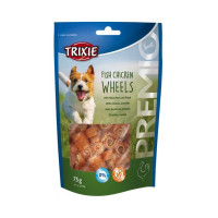 Gardums suņiem : Trixie Premio Fish Chicken Wheels 75 g