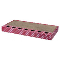 Nagu asināmais : Trixie  Scratching cardboard with toys, 48 × 25 cm, pink