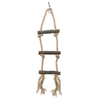 Šūpolītes putniem : Trixie Natural Living rope ladder, 3 rungs/40 cm