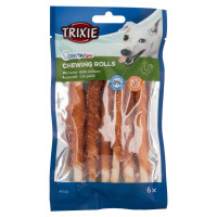 Gardums suņiem : Trixie Chewing Rolls with Chicken 12cm, 6*70g