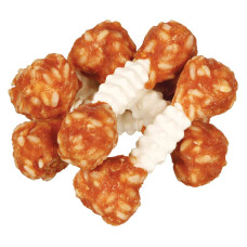 Gardums suņiem : Trixie Denta Fun chewing dumbbell, chicken, 6gab*100 g