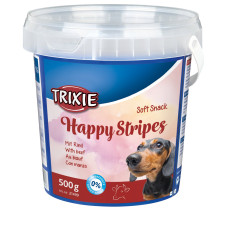 Gardums suniem : Trixie Soft Snack Happy Stripes, 500 g